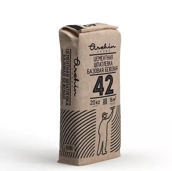 Цементная базовая шпатлёвка Archin 42 Archin — купить в Москве