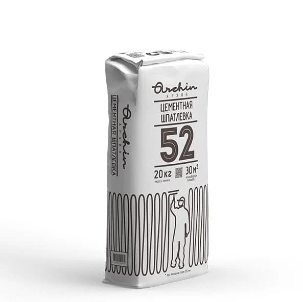Цементная белая шпатлёвка Archin 52 Archin — купить в Москве