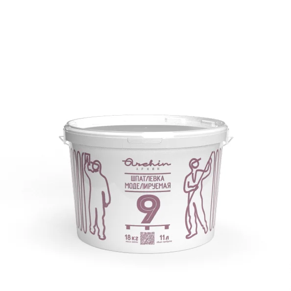 Моделируемая шпатлёвка Archin 9
